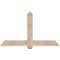 Ekena Millwork Eugene Smooth Timber Gable Bracket, Douglas Fir, 60"W x 35"H x 3 1/2"D x 5 1/2"F, 14/12 Pitch GBW060X35X0406EUG00SDF - alternate 1